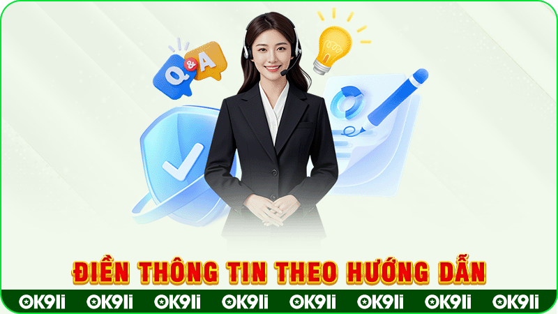 điền thông tin theo hướng dẫn