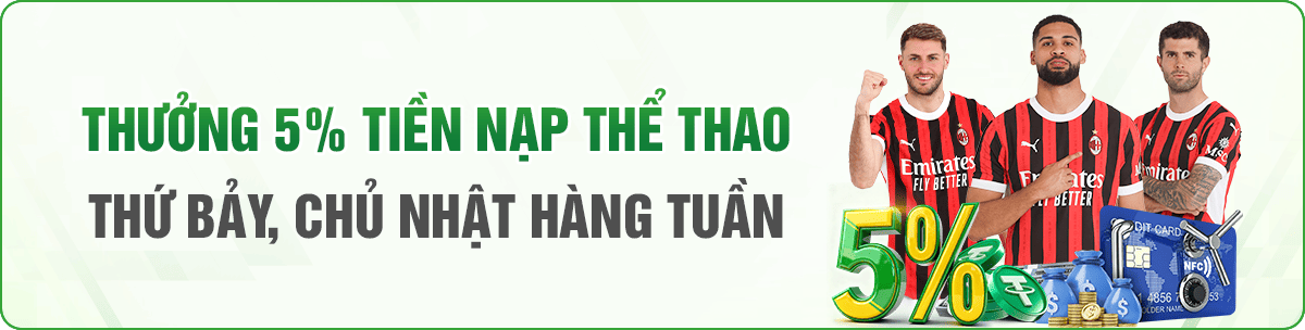 thưởng 5 thể thao